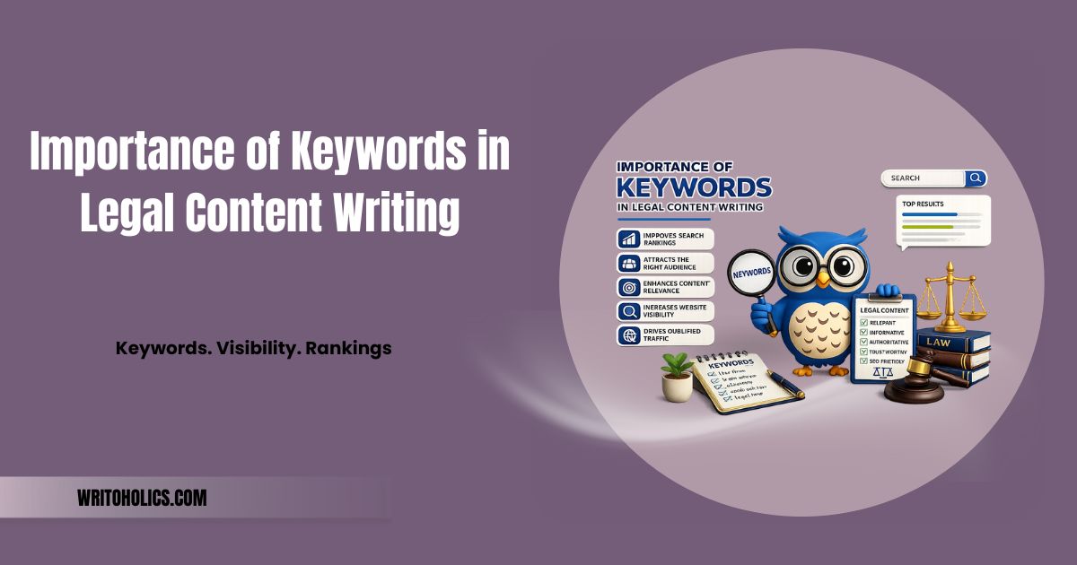 Importance of Keywords in Legal Content Writing